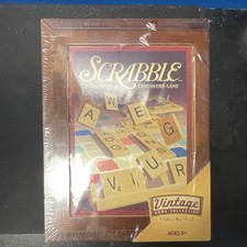 Hasbro Scrabble Vintage Game Collection Word Game 2010 Complete 2 Players