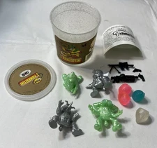 Vintage 1987 Hasbro Army Ants Tub Container COMPLETE Kombattini Translucent