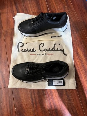 Pierre Cardin Womens Black & White Sneakers Trainers Size 4.5 US NEW NO BOX