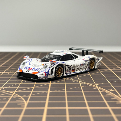 【Porsche 911 GT1 1998 LM (#26) 】 1:64 Diecast Model Car for 1998 Porsche 911 GT1 LM #26 Racing