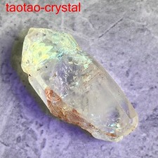 Petroleum Crystal Fluorescence Skeletal Golden Oil Quartz Mineral Specimen E463