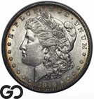 1879-O Morgan Silver Dollar Coin, Lustrous Choice BU++, Rim Toning