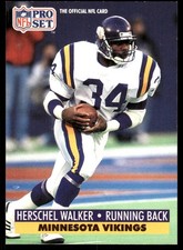 Herschel Walker 1991 Pro Set #576 Vikings NFL READ FREE SHIPPING AutographDen