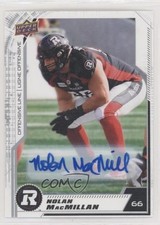 2020 Upper Deck CFL Auto Nolan MacMillan #123 Auto 1d71