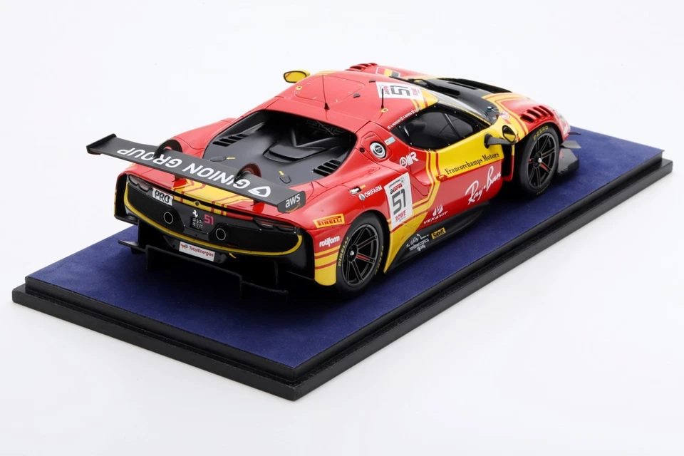 1/18 Looksmart  Ferrari 296 GT3  AF Corse Francorchamps Motors   Spa 24 Hrs 2024 - Image 2 of 3