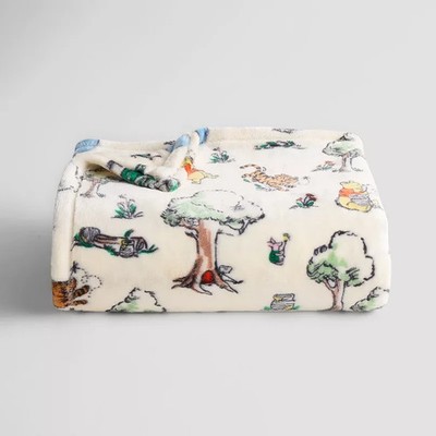 The Big One Disney Winnie the Pooh Capsule Character Plush Fleece Throw Blanket