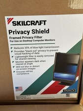 Case of 6 - Skillcraft 24" Privacy Shield Filter Framed 24.0W9 7045-01-662-0015