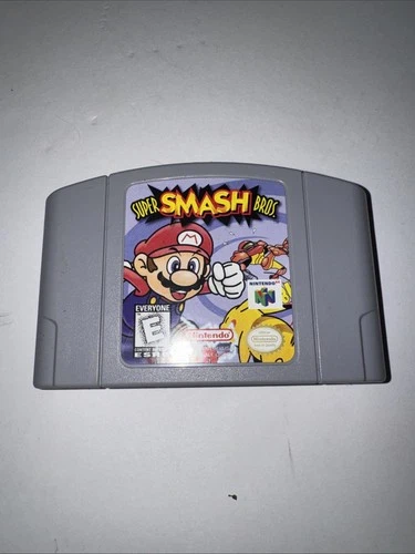Super Smash Bros. (Nintendo 64, 1999.) N64. Authentic.  Mario.