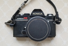 Konica Autoreflex TC 35mm Camera Body with a Braun 35mm 1:2.8 Wide Angle Lens