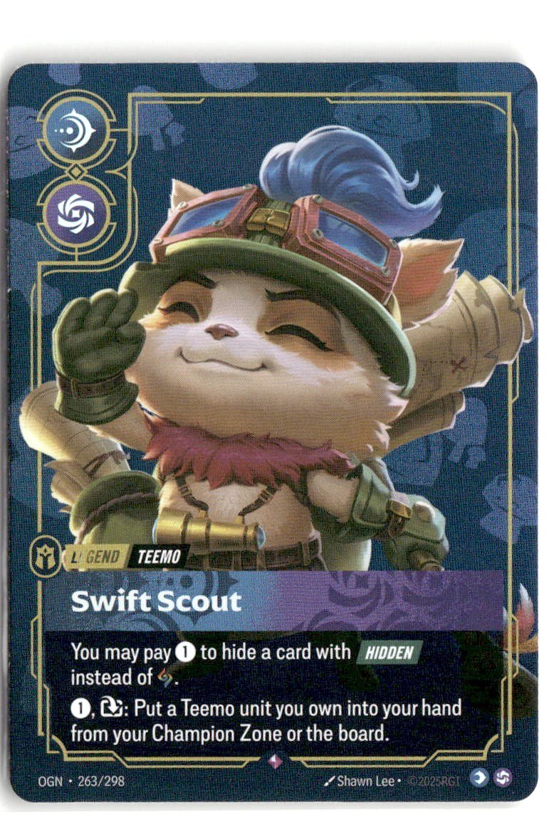 Teemo Swift Scout 263/298 FOIL Origins Riftbound | eBay