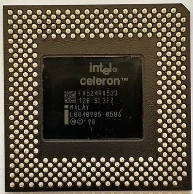 Intel Celeron SL3FZ 533MHz 66MHz FSB 128KB L2 Cache Sockel PGA370 Prozessor