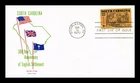 US COVER COLONIAL CACHETS FIRST DAY OF ISSUE SOUTH CAROLINA 1670 TO 1970