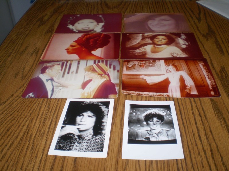 Barbara Streisand Pictures taken from TV-6 color-3x5-2-B/W-2-3x3