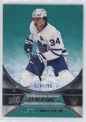 2021-22 Upper Deck Credentials Teal 178/399 Auston Matthews #5 0uz9