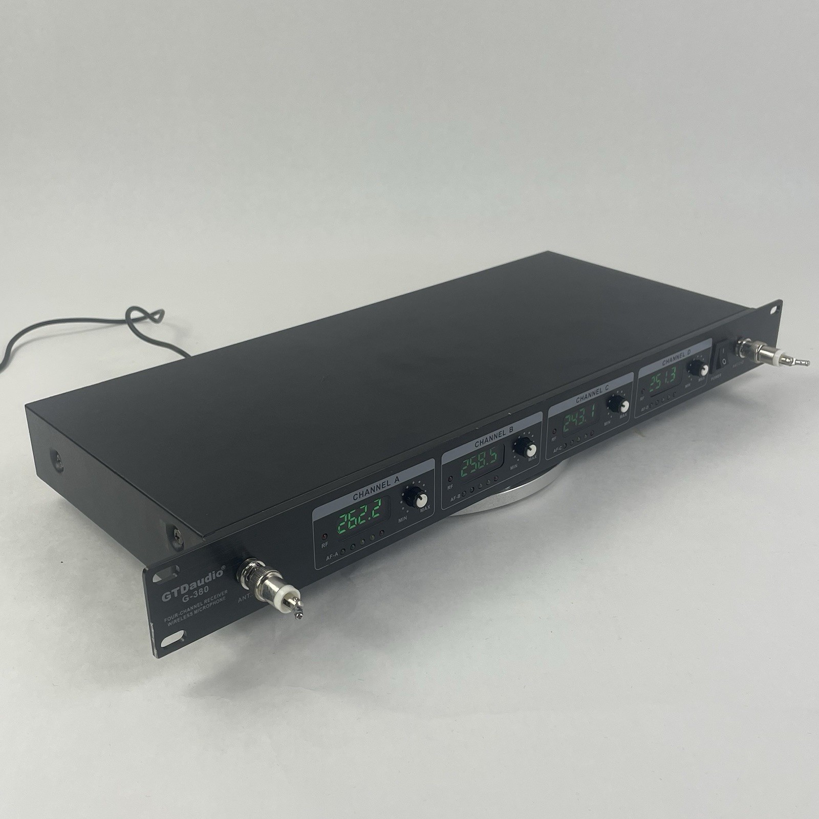 GTD Audio G-380 Wireless Rackmount Receiver Untested No Power Cord