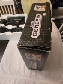 Sega Genesis 1 Console System Bundle (1602) + Original Box, AC Power & 2 Games