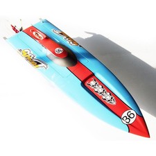 E36 75 km/h Hochgeschwindigkeits-RC-Rennboote Fiberglas-Fernsteuerschiffe Modell