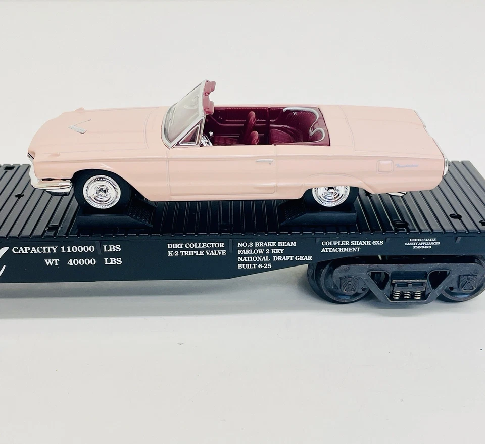 K-Line Ford Flatcar w/ Diecast Thunderbirds K691-6001 LN - Image 3 of 4