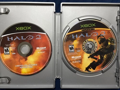 XBOX: Halo 2: Limited Collector Edition. Metal Case 2 disk set. (missing Manual)