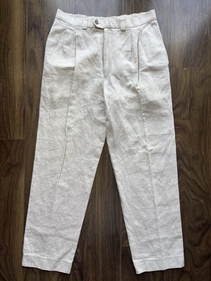 Next Leinen ''Naturstein'' Leinenmischung Relaxed / Gerade W32 L30 Neu ohne Etikett UVP 69£
