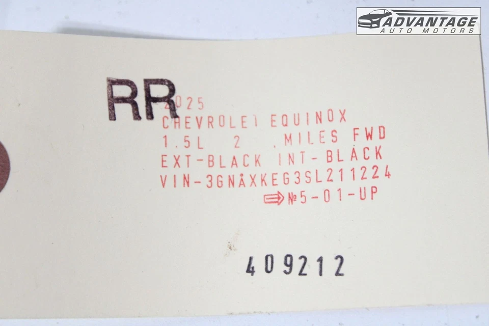 2025 CHEVROLET EQUINOX REAR RIGHT SIDE UPPER ROOF GRAB GRIP HANDLE OEM - Imagem 4 de 4