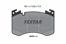TEXTAR Bremsbelagsatz, Scheibenbremse Vorderachse für LAND ROVER