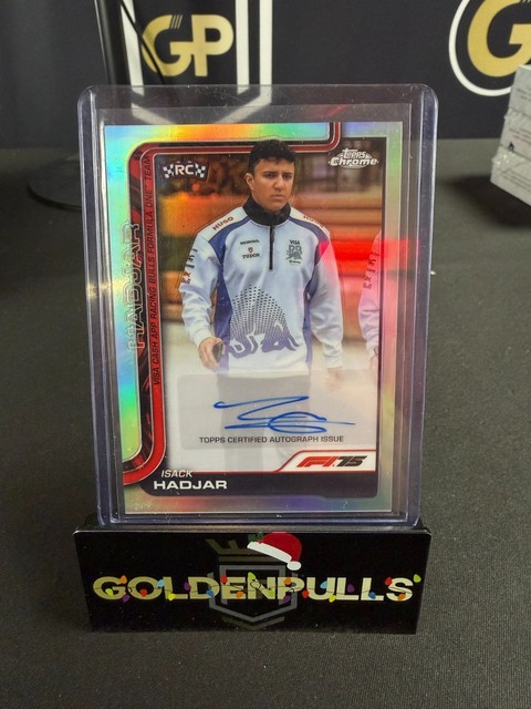 2025 Topps Chrome Formula 1 F1 Isack Hadjar #CAC-HAD Auto