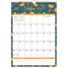 2027 Calendar - 2027 Wall Calendar, Large Wall Calendar 2027 12" x 17"