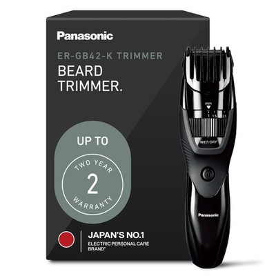 Cordless Beard Trimmer 19 Adjustable Length Settings Rechargeable Black Dial