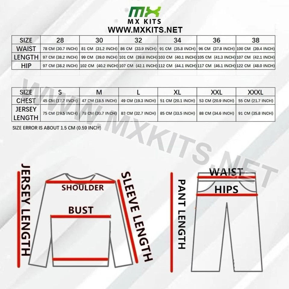 Thor Naranja KTM Red Bull Gear Set 2024 Motocross Motocicleta Jersey Pantalones Kit Foto 3 de 4