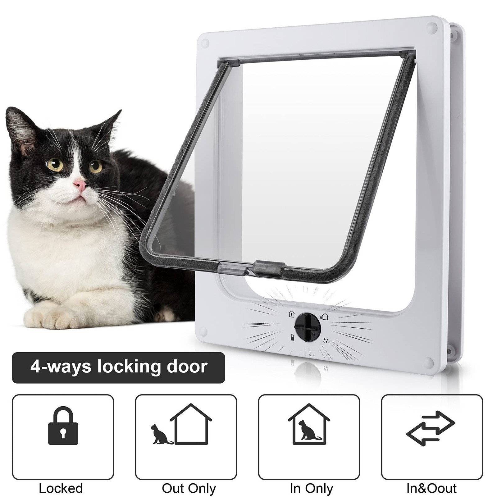 Sailnovo Gattaiola 4 Vie Magnetica per Gatti e Cani Piccoli | Shop Online - 4