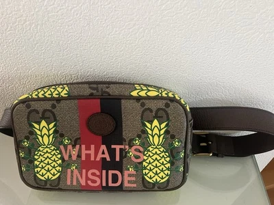 Gucci GG Supreme Bauchtasche Ananas - Bild 1 von 4