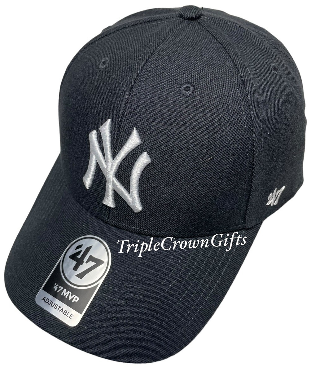 New York Yankees '47 Brand MVP Hat Adjustable Strap Navy | eBay