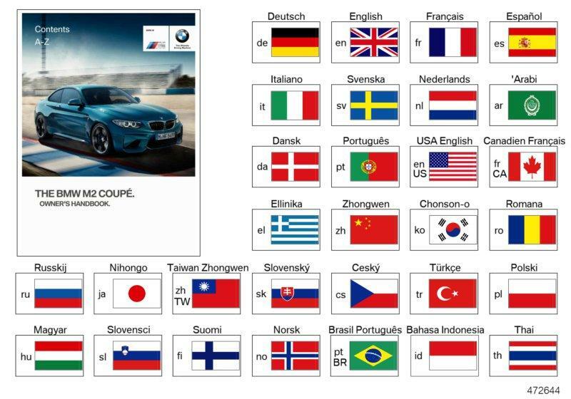 Oryginalne BMW 01402970493 - Instrukcja Obsługi F87 Popularny klasyk, 100% nowy