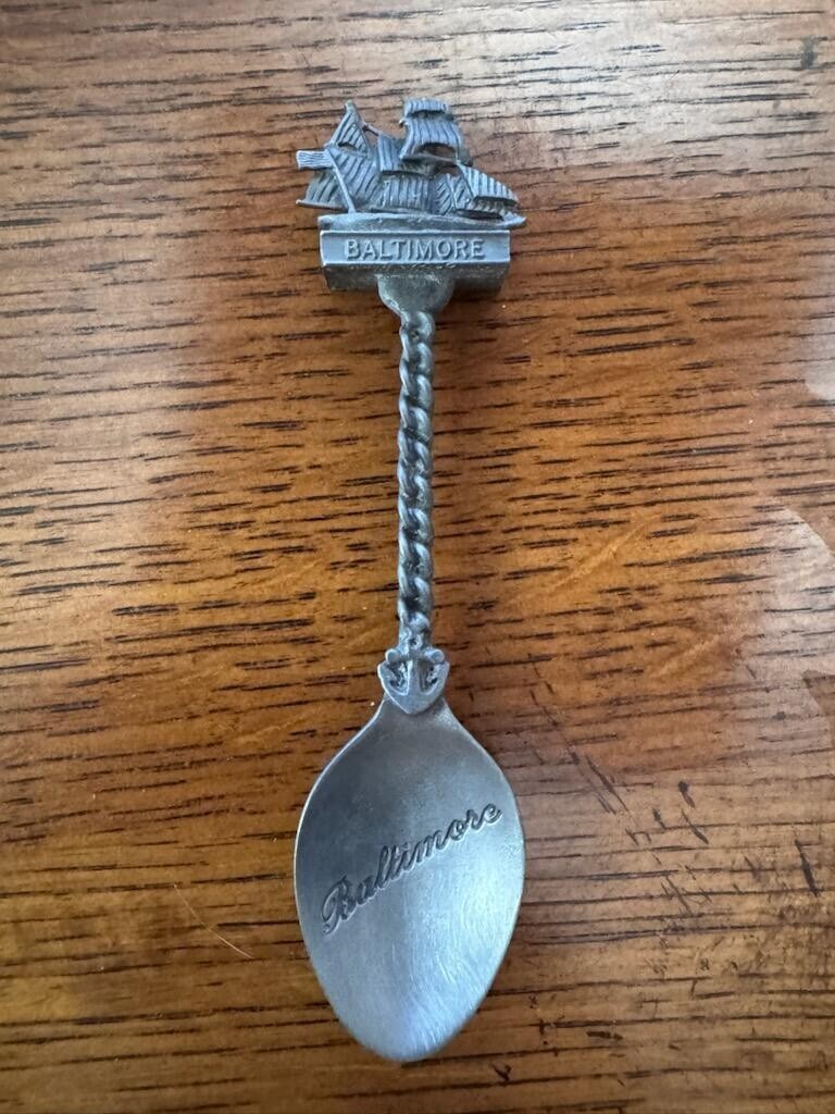 Watson Spoons 100th Anniversary 記念スプーン Vintage Souvenir Spoon US Collectible Watson's Baltimore Pewter