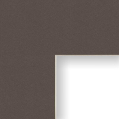Craig Frames Cinder Grey Mat With a Bevel Cut Opening For a Picture Frame