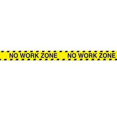 Beistle No Work Zone Party Tape Party Accessory Decorations