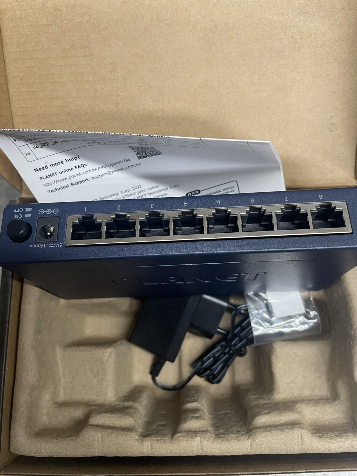 Planet GSD-803 8-Porte 10/100/1000Mbps Gigabit ethernet switch