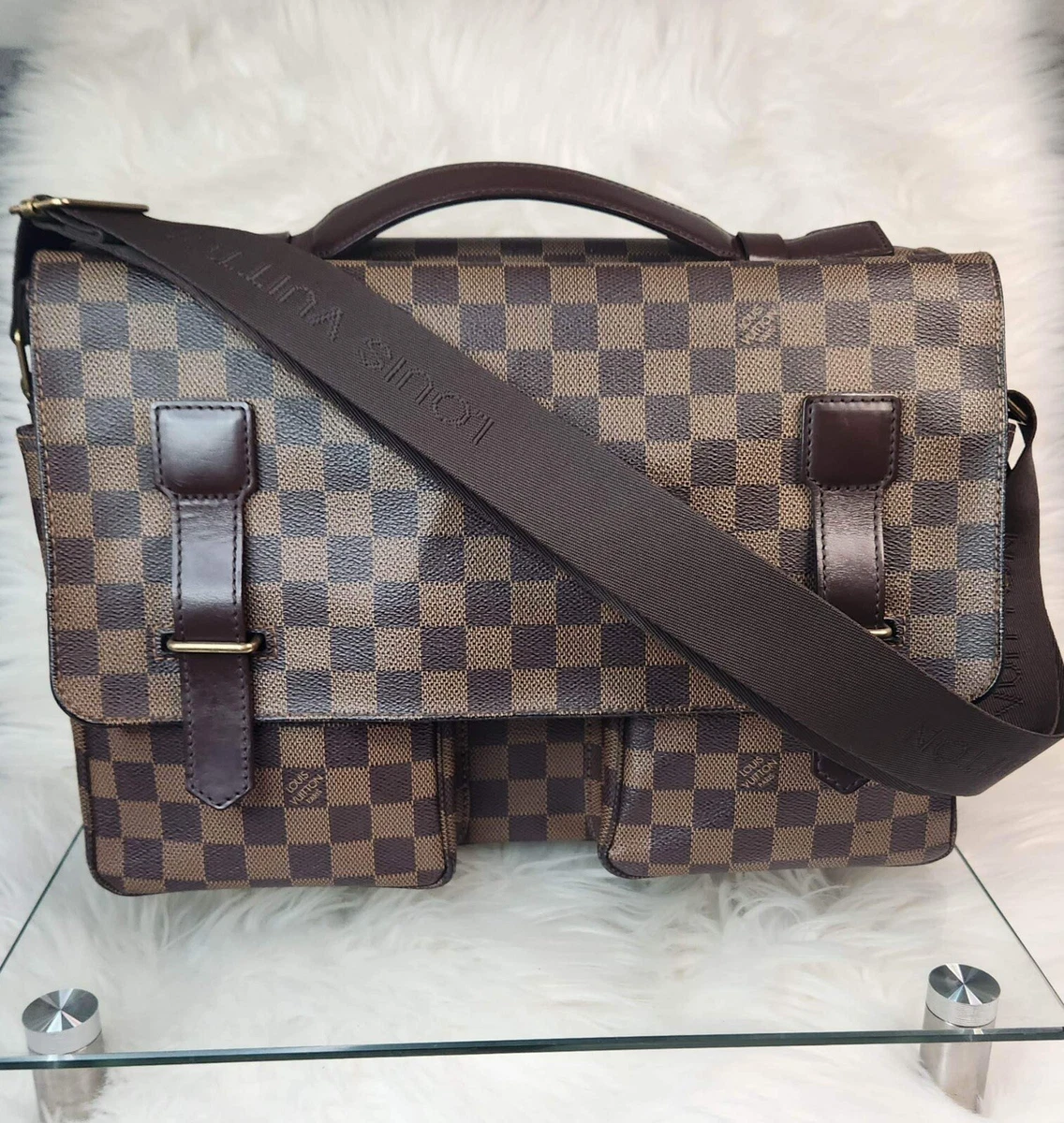 Pre-Owned Louis Vuitton Broadway Damier Ebene Shoulder Bag - Very Good  Condition 