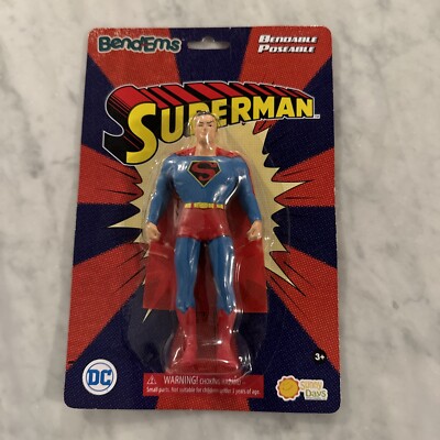 NJ Croce Superman Bendable Posable Action Figure DC Comics Justice League