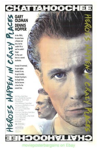CHATTAHOOCHEE MOVIE POSTER Original SS 27x41 GARY OLDMAN 1989