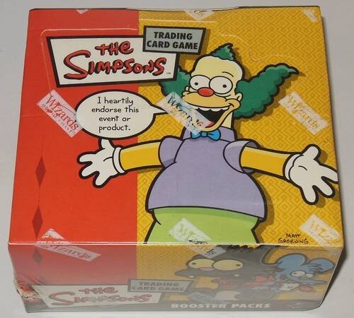 Los Simpson CCG 2003 caja de refuerzo sellada de 36 paquetes - Imagen 1 de 1