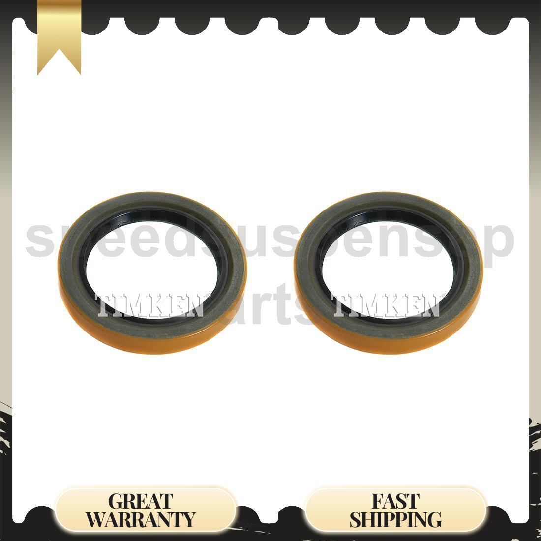 2 Rear Inner Wheel Seal Fits Chevrolet R30 6.2L 7.4L 4.8L 5.7L_
