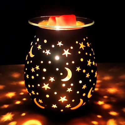 Wax Warmer For Scented Waxelectric Glass Wax Melt Warmers Birthday Giftblack Sta