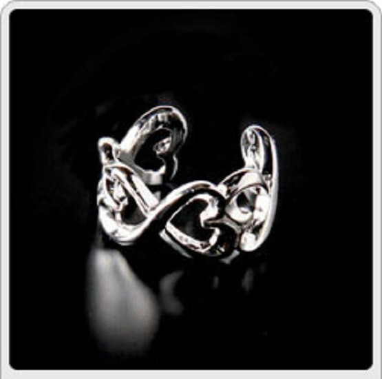 Bague argent massif 925 polie taille 52 au design minimaliste et élégant