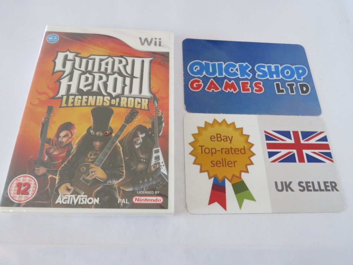 Guitar Hero Legends Of Rock For Nintendo Wii new sealed uk pal