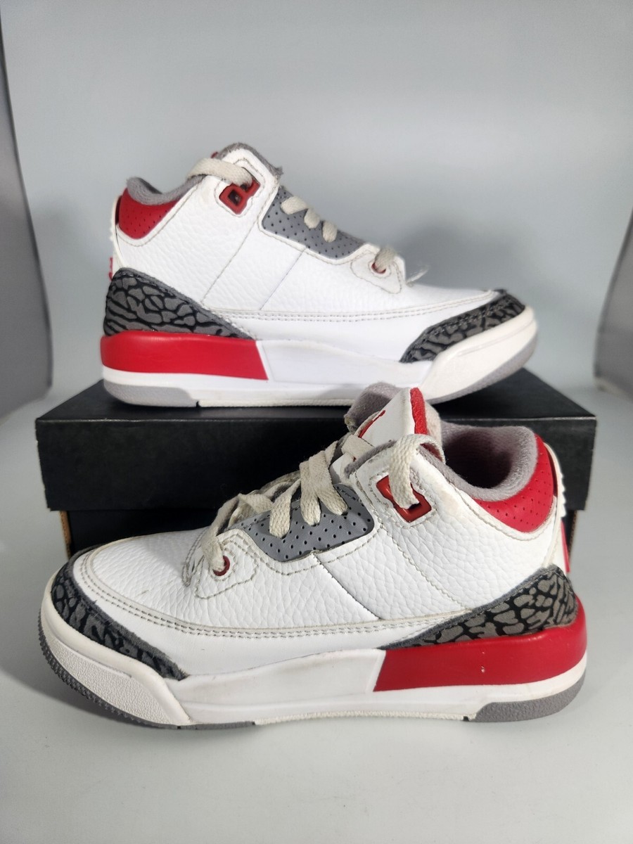 Nike Air Jordan 3 Retro PS Fire Red 2022 Sz 11.5C DM0966-160 | eBay