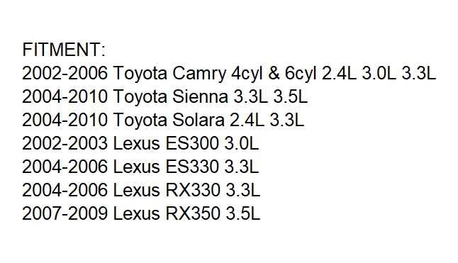 Juego combinado de filtro de aire de motor + cabina para 2004 2005 2006 Lexus ES330 RX330 3,3 L Foto 2 de 4