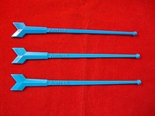Vintage Amtrak Railroad Swizzle Sticks Cocktail Stirrer Set of Three in Blue