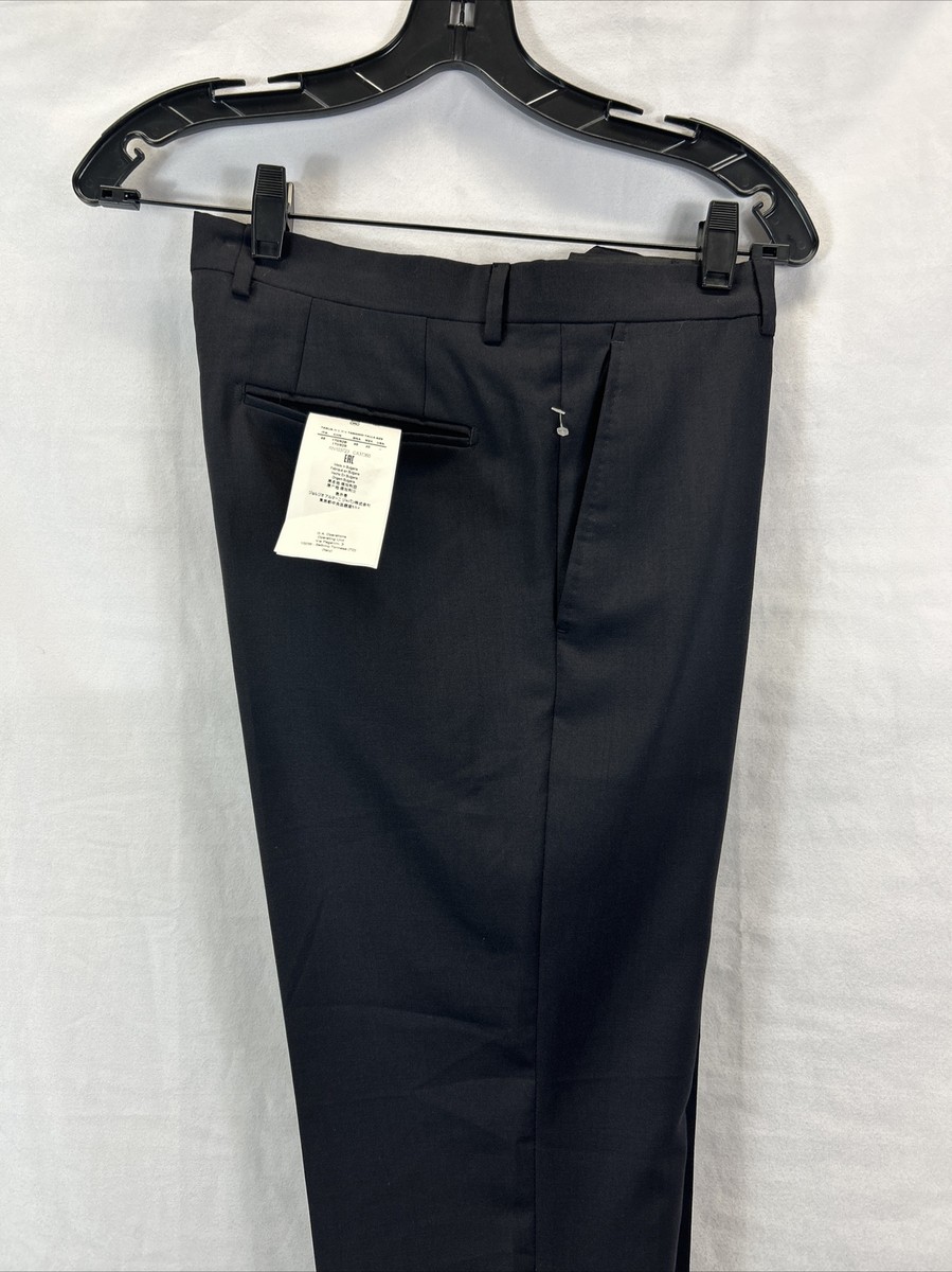 Armani Collezioni Solid Dark Navy Pants W 30 | eBay
